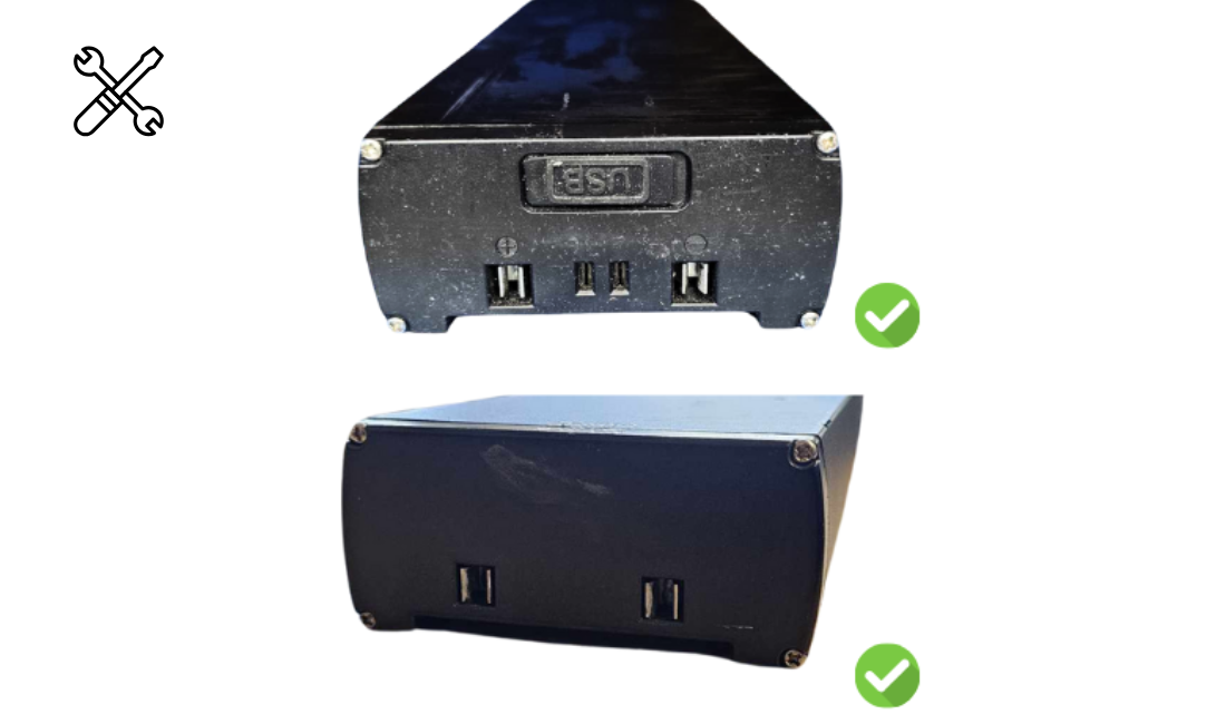 Promovec Carrier batteri til elcykel, Raleigh, MBK, Nishiki, Centurion, winther mm.